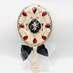 3788 FLOWER KNOWS HAND MIRROR MAKEUP BEAUTY